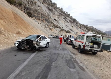 ۸ مصدوم در تصادف محور ارتباطی بازفت به اندیکا