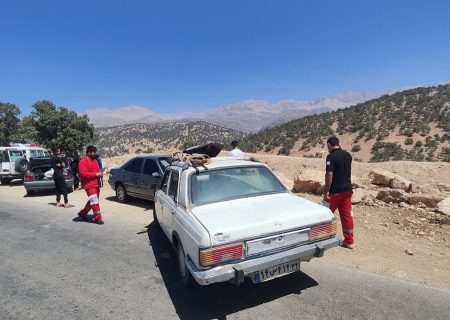 ۴ مصدوم در حادثه تصادف محور بازفت به مسجدسلیمان